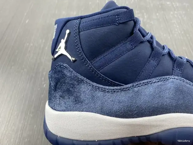 Rep TBK Navy 11 Midnight Air AR0715-441 WMNS Jordan Velvet 0616